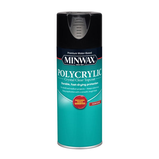 Minwax Gloss Clear Polycrylic 11.5 oz. (Pack of 6)