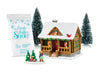 Department 56  Holiday in the Woods Cabin  Village Building  Multicolored  Porcelain  5 pc. set