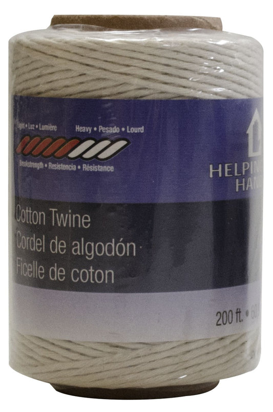 Helping Hand 60020 200' Cotton Twine (Pack of 3)