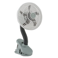 O2COOL 10 in. H x 4 in. Dia. 1 speed Battery Clip Fan (Pack of 4)