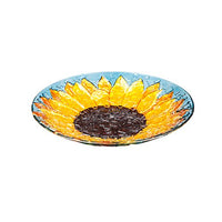 18" SUNFLOWER BIRDBATH