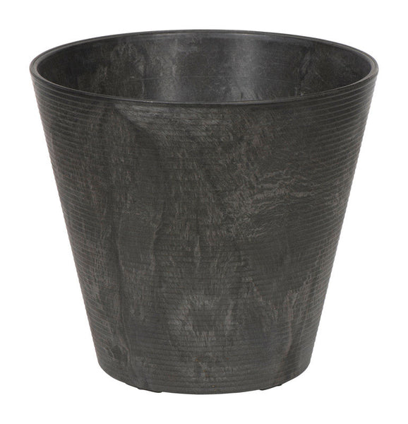 FLOWER POT CALI 14" BLK
