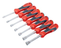 Crescent  Quick-Convert  Multi Size in. Metric and SAE  Hollow Shaft T-Handle Nut Driver Set  13.39 in. L