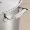 24 Qt Stainless Steel Covered Stock Pot