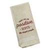 Hallmark Today I Will Be Positive Tea Towel Cotton 1 pk (Pack of 2)