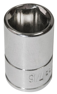 Great Neck 716S 7/16" X 1/4" Drive 6 Point Socket Standard                                                                                            