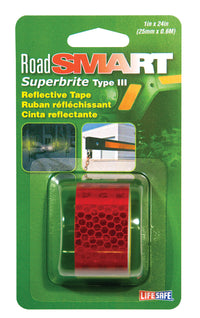 Incom Re183 1 X 24 Red Super Brite Fluorescent Reflective Tape