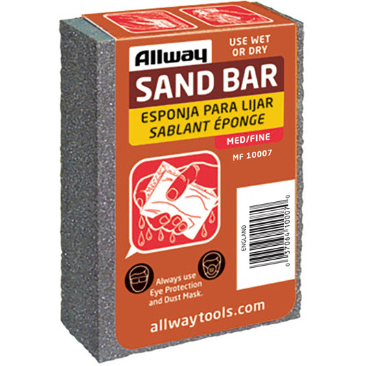 Allway 4 in. L x 3.5 in. W x 1 in. Assorted Block Sanding Sponge (Pack of 10)