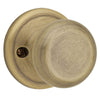 Kwikset Juno Antique Brass Dummy Knob Right or Left Handed