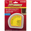 SuperSliders Tan Assorted in. Adhesive Plastic Heavy Duty Glide 4 pk