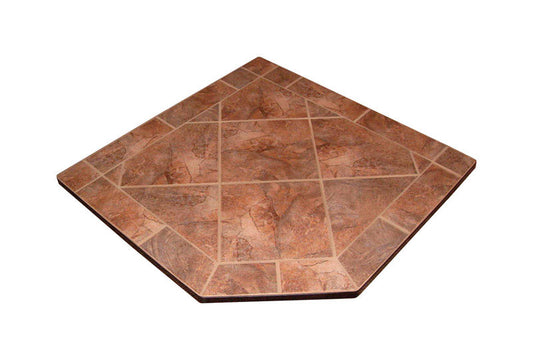 By The Fire  Topaz  Porcelain  Hearth Pad