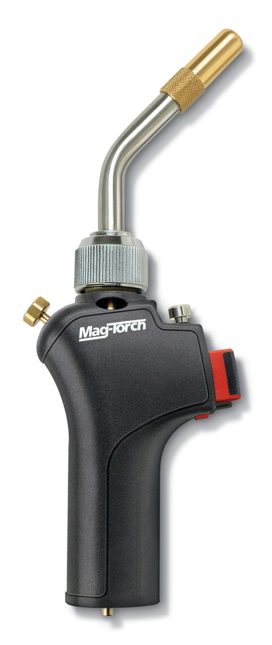 Magna Industries Aluminum Body Self-Lighting Propane Heavy Duty Torch Head with Fuel Flow Adjustment