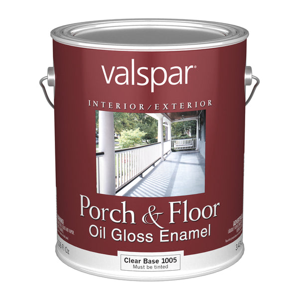 Esmalte para pisos y porches Valspar transparente brillante, 1 galón