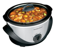 Hamilton Beach 4 qt Silver Stainless Steel Slow Cooker