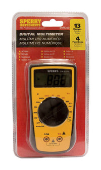 Sperry  500VAC to 600VDC  Digital  4 Function Multimeter