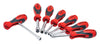 Crescent  Quick-Convert  Multi Size in. Metric and SAE  Hollow Shaft T-Handle Nut Driver Set  13.39 in. L