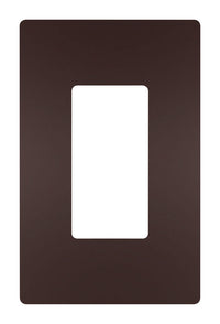 Legrand Radiant Bronze 1 gang Thermoplastic GFCI/Rocker/Toggle Wall Plate 1 pk