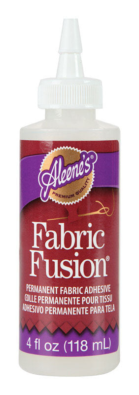 Aleene's High Strength Latex Permanent Fabric Adhesive 4 oz. (Pack of 3)