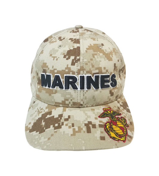 JWM U.S. Marines Logo Baseball Cap Digital Camouflage One Size Fits All (Pack of 6)