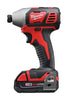 Milwaukee M18 18 V 1.5 amps 1/4 in. Cordless Brushed Impact Driver Kit (Battery & Charger)