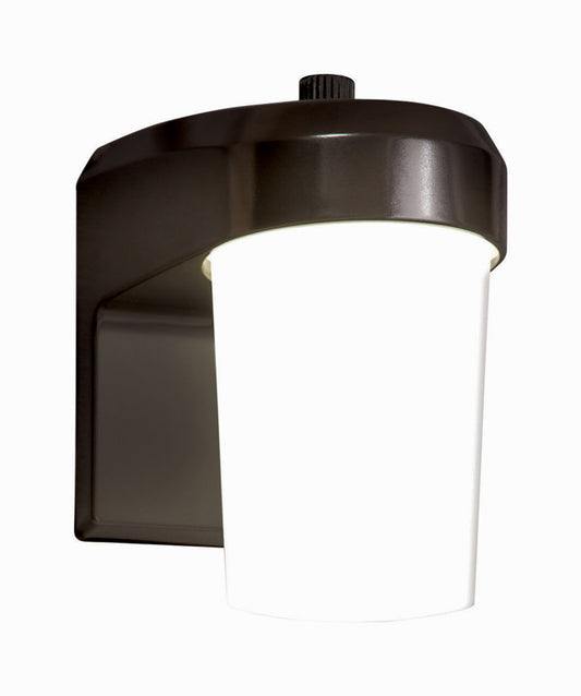 All-Pro Dusk to Dawn LED Bronze Entry Light w/Photo Control Hardwired