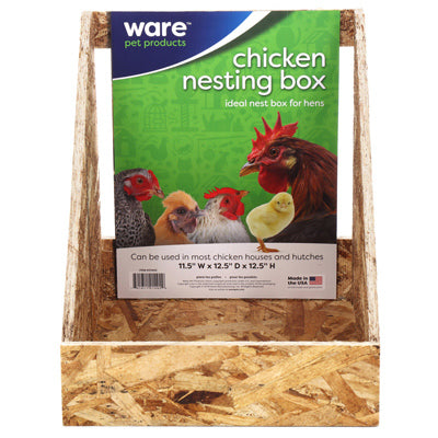 Chick-N-Nesting Box, Plywood, 11 x 12-3/4 x 12-1/2-In.