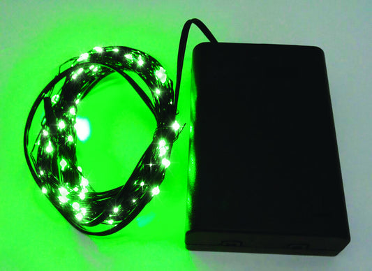 Celebrations Indoor Battery Operated Green Micro Dot Design LED Halloween Lights
