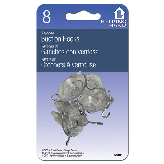 Helping Hand 50405 Assorted Suction Cup Hooks