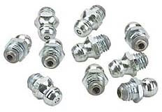 Lincoln 5191 1/4" Straight Grease Gun Fittings 10 Count