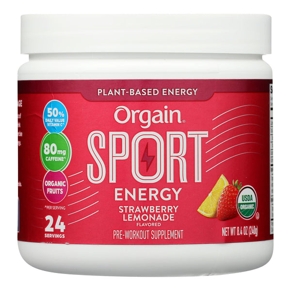 Orgain - Sprt Energy Strw Lmnde - 1 Each 1-8.4 OZ