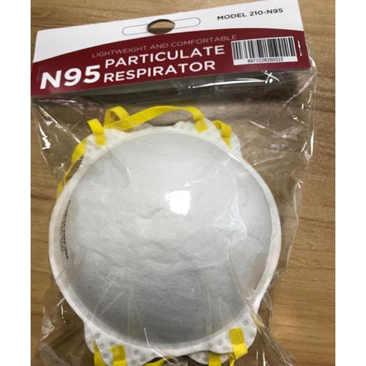 Makrite Multi-Purpose Cup Shaped Disposable Particulate Respirator White 2 pk