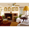 Westinghouse Contempra IV Antique Brass Brown 4410 CFM 59W 5-Blade Indoor Ceiling Fan 52 W in.