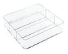iDesign Clarity 3 in. H X 12 in. W X 12 in. D Plastic Drawer Organizer