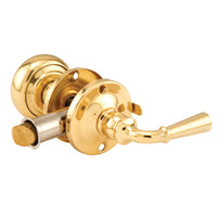 Prime-Line Polished Gold Brass Mortise Latch 1 pk