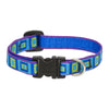 Lupine Pet Original Designs Multicolor Sea Glass Nylon Dog Adjustable Collar