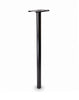 Architectural Mailboxes Pacifica 53.5 in. Powder Coated Black Galvanized Steel Mailbox Post