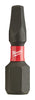 Milwaukee  SHOCKWAVE  Square Recess  2   x 1 in. L Impact Insert Bit Set  Steel  10 pc.