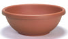 Akro Mils GAB14000E35 14" Plastic Garden Bowl Planter Clay (Pack of 12)