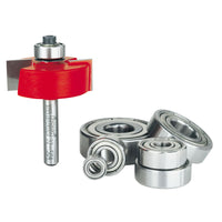 Freud 1-3/8 in. D X 1/4 in. X 2-1/4 in. L Rabbeting Router Bit Bearing Set 6 pc