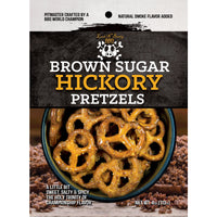 Three Little Pigs Loot N Booty Brown Sugar Hickory Pretzels 4 oz Bagged (Pack of 12)