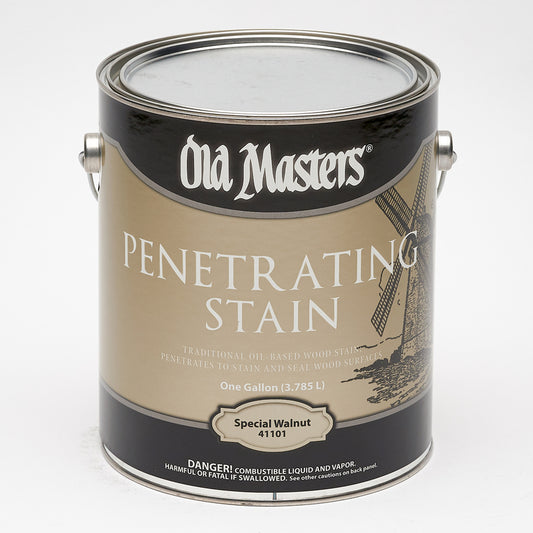 Old Masters Semi-Transparent Special Walnut Oil-Based Penetrating Stain 1 gal. (Pack of 2)