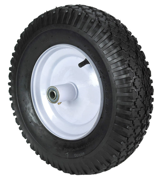 Arnold 8 in. D X 8 in. D 500 lb. cap. Centered Wheelbarrow Tire Rubber 1 pk