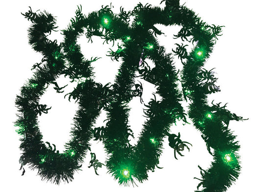 Sylvania LED Spider Garland Lighted Green Halloween Lights 0 in. H 1 pk (Pack of 20)