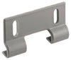 Prime-Line 7.35 in. H X 1-1/2 in. W Gray Frameless Shower Door Bottom Guide
