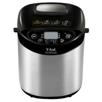 T-Fal  Brushed Nickel  Black  Metal  2 lb. Breadmaker
