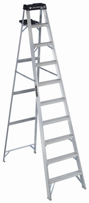 10-Ft. Step Ladder, Aluminum, Type 1A, 300-Lb. Duty Rating