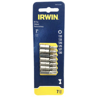 Irwin Torx 1 in. L Insert Bit Set S2 Tool Steel 7 pc