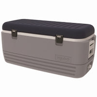 Maxcold Cooler, Quick-Access Hatch, Ash Gray/Aegean Sea, 100-Qt.