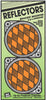 Hy-Ko  Round  Amber  Reflectors  2 pk