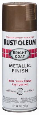 Rust-Oleum Stops Rust Metallic Chestnut Spray Paint 11 oz (Pack of 6)